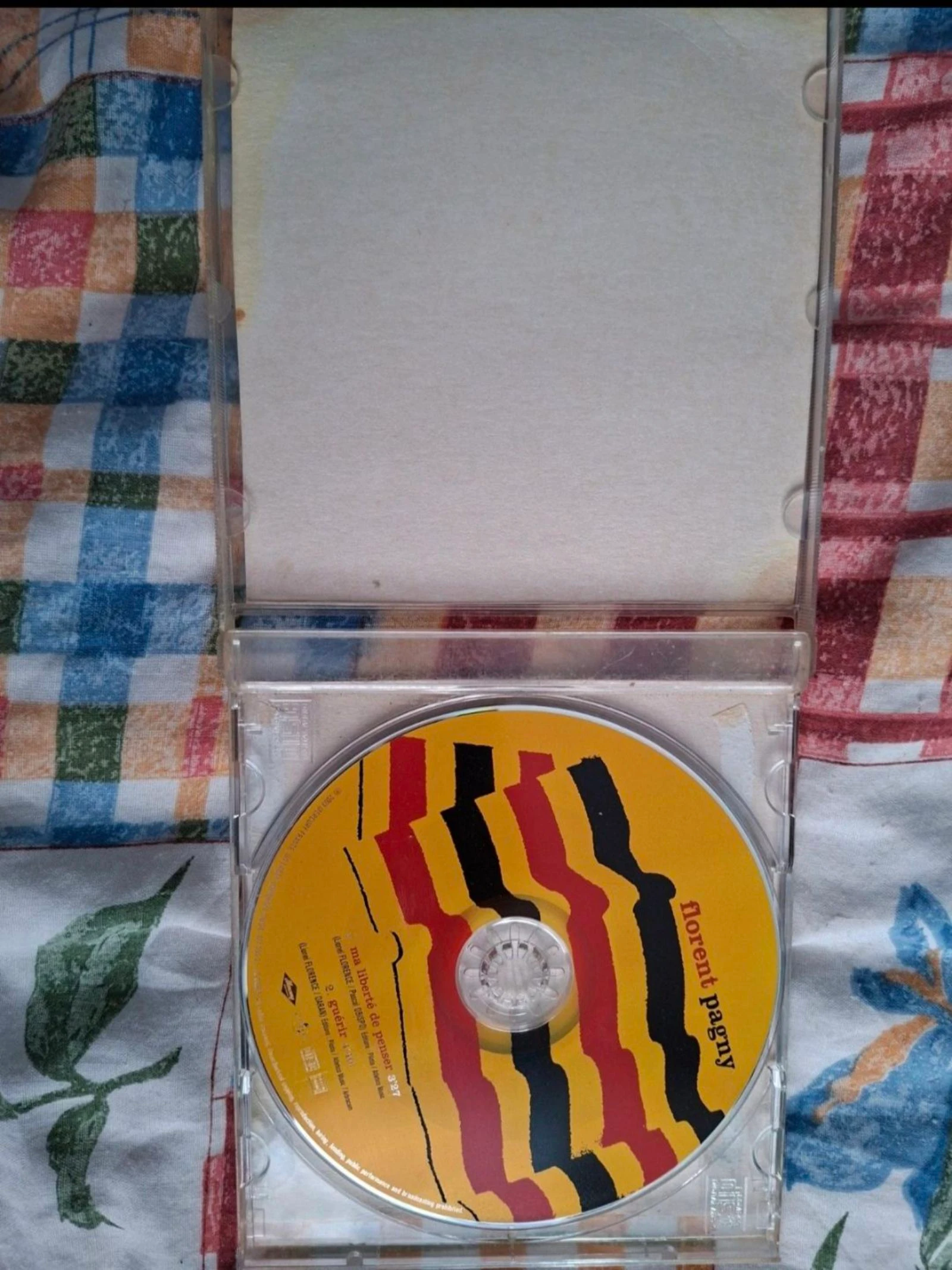 CD de 2 faixas Florent Pagny – photo 3